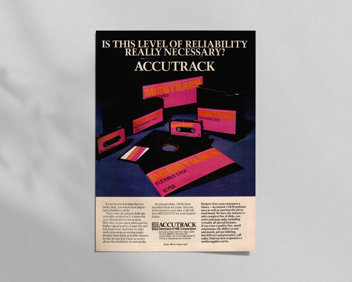 Accutrack—Disks & Cassettes