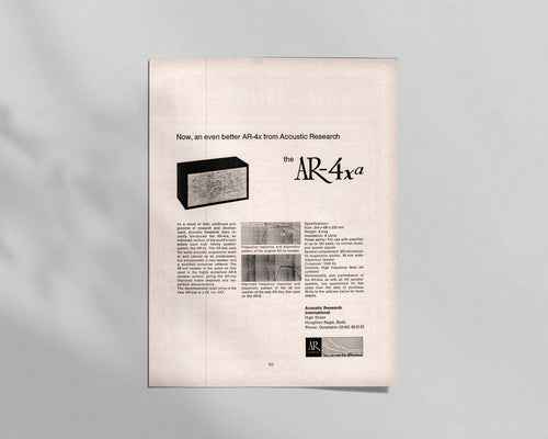 Acoustic Research—AR-4xa Speaker