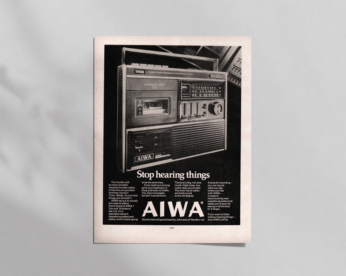 AIWA—Casette Recorders