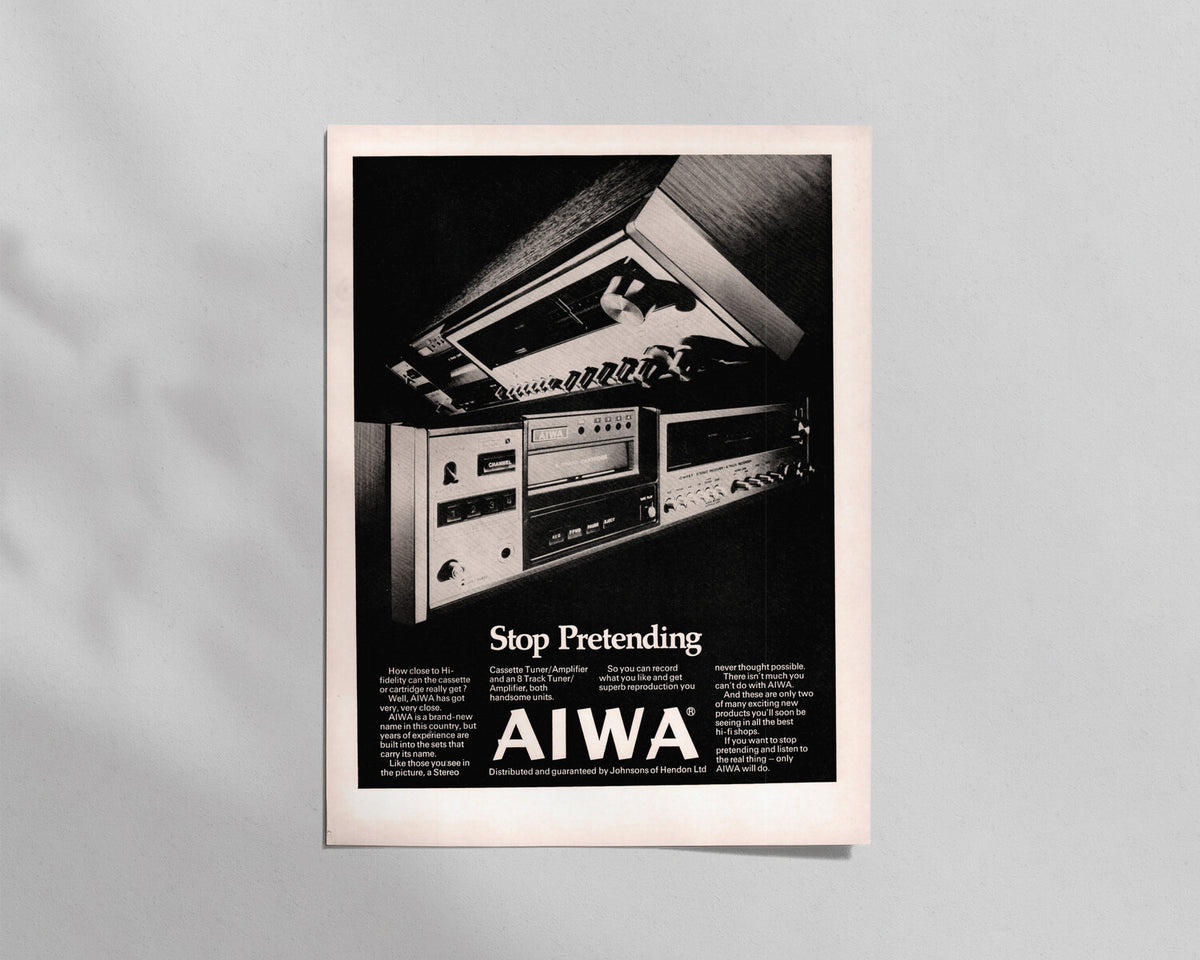AIWA—Casette Tuner/Amplifier & 8 Track Tuner/Amplifier
