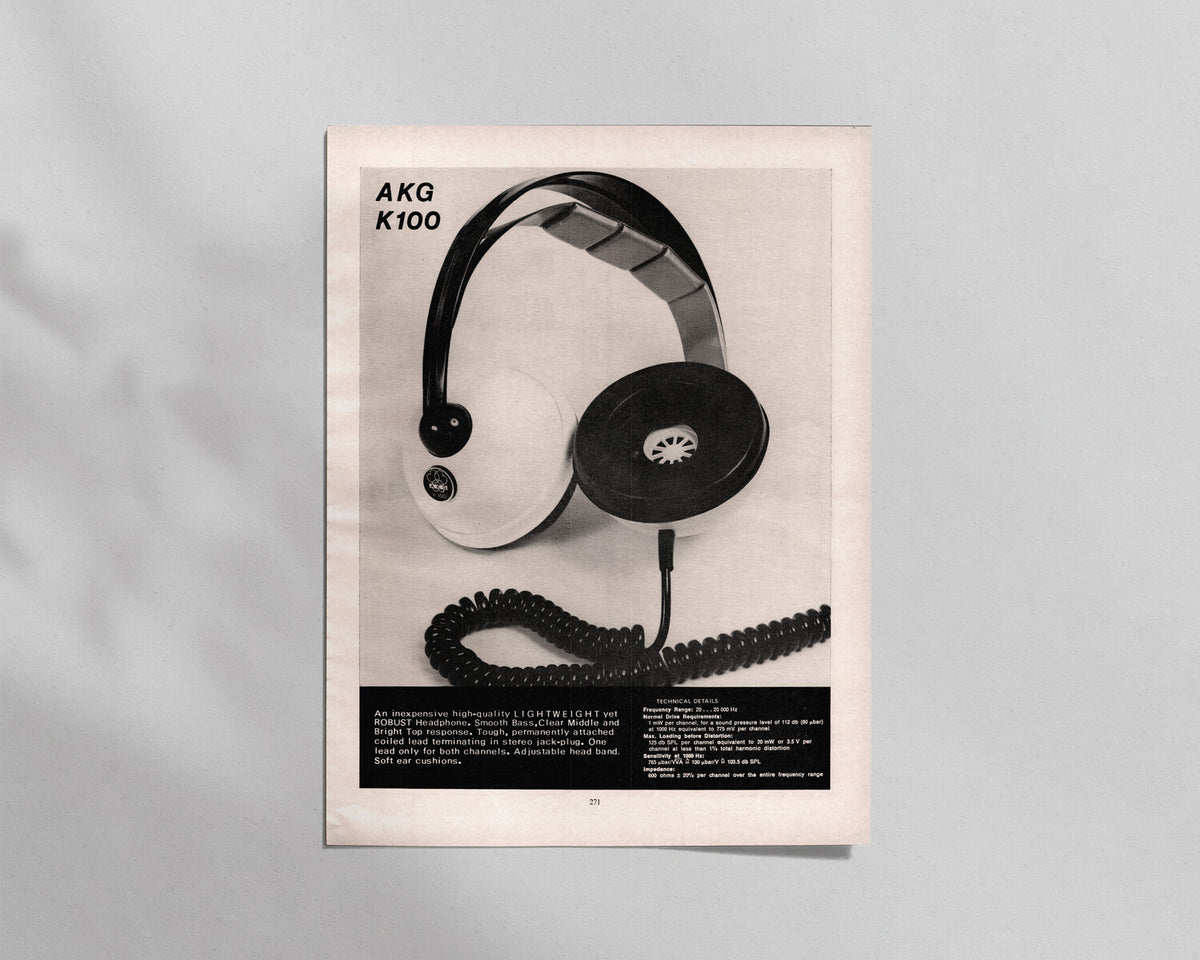 AKG—K100 Headphones