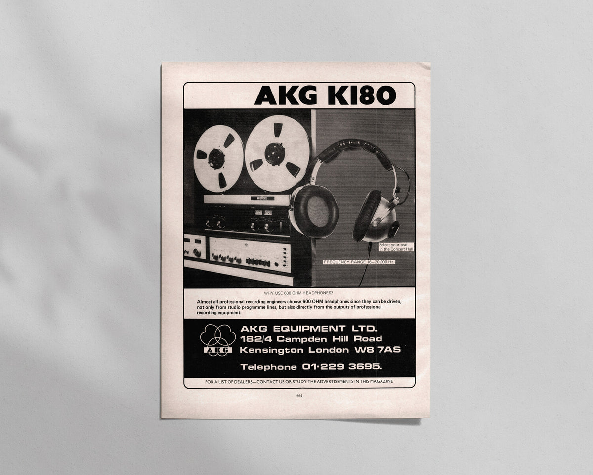 AKG—K180 Headphones