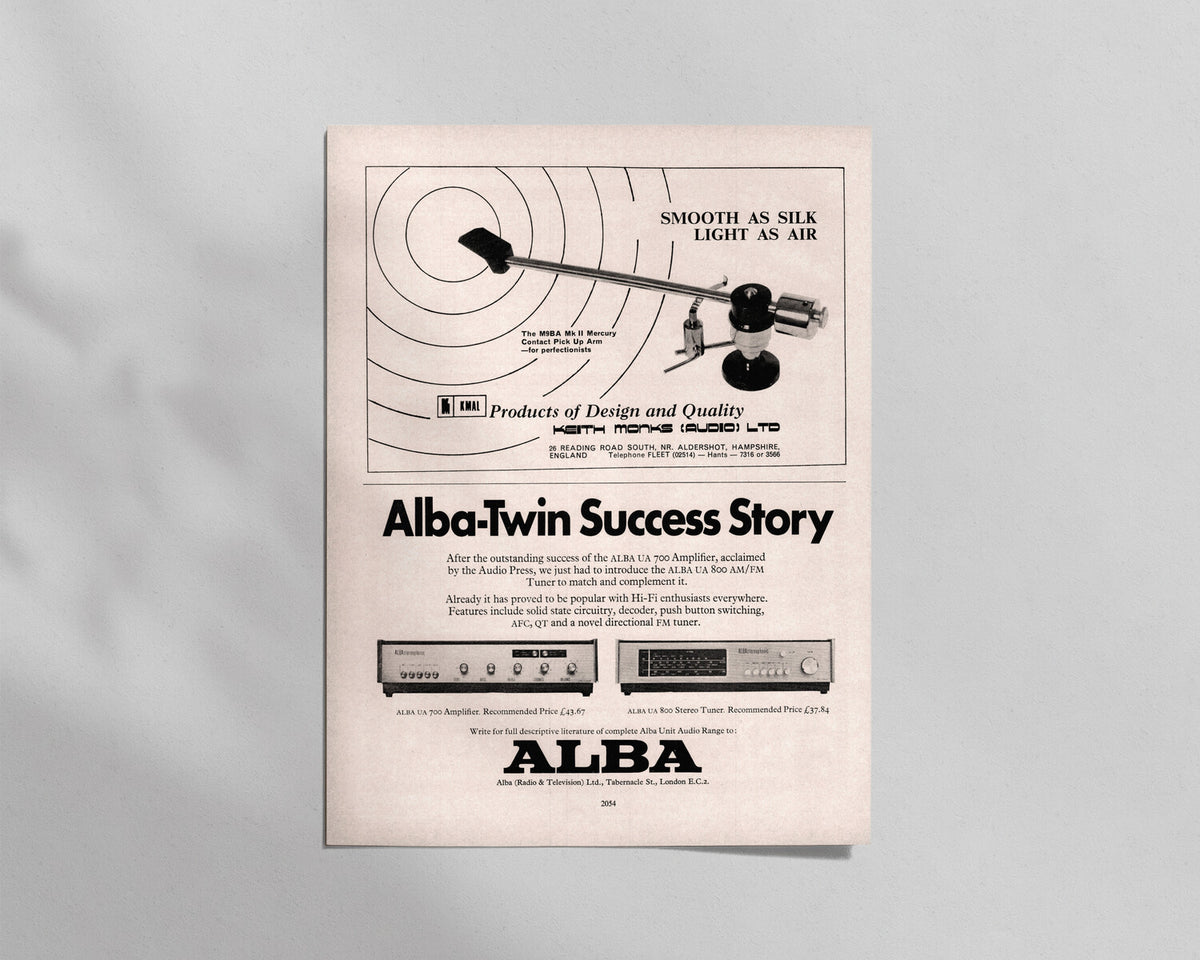 Alba—UA 700 Amplifier & UA 800 Tuner