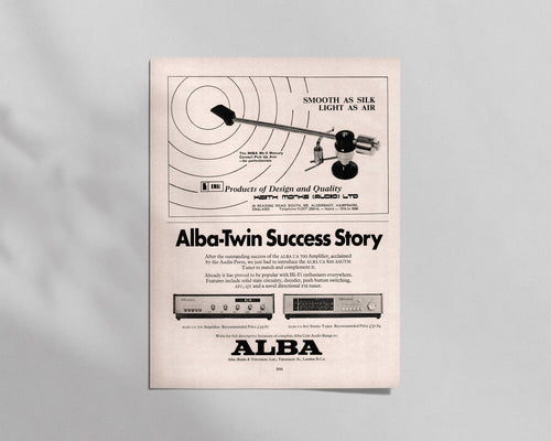 Alba—UA 700 Amplifier & UA 800 Tuner