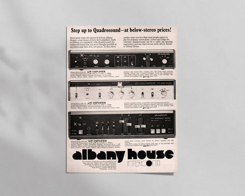 Albany House—AM 108, 208 & 318 Quadrosound Amplifiers