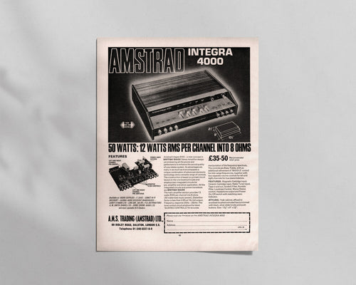 Amstrad—Integra 4000 Amplifier