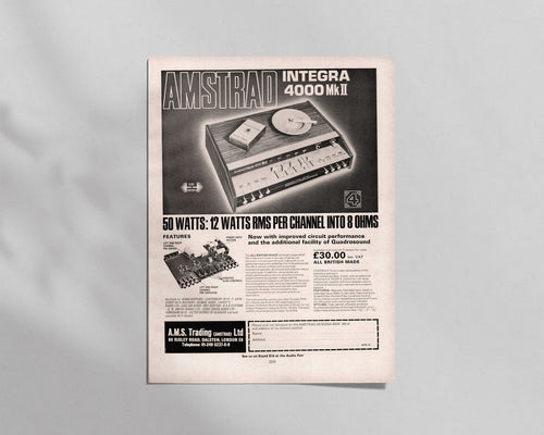 Amstrad—Integra 4000 Mk.II Quadrosound Amplifier