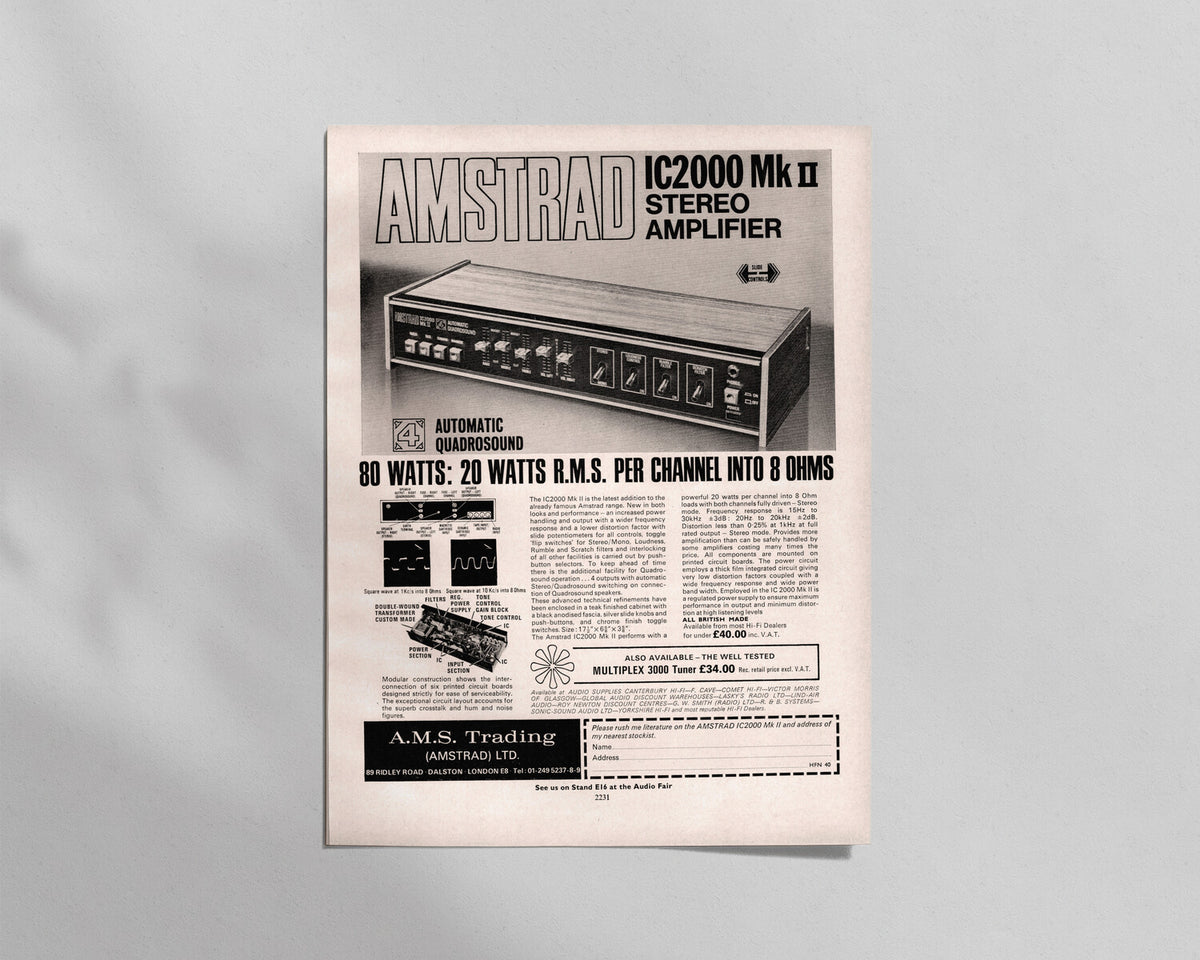 Amstrad—IC2000 Mk.II Amplifier