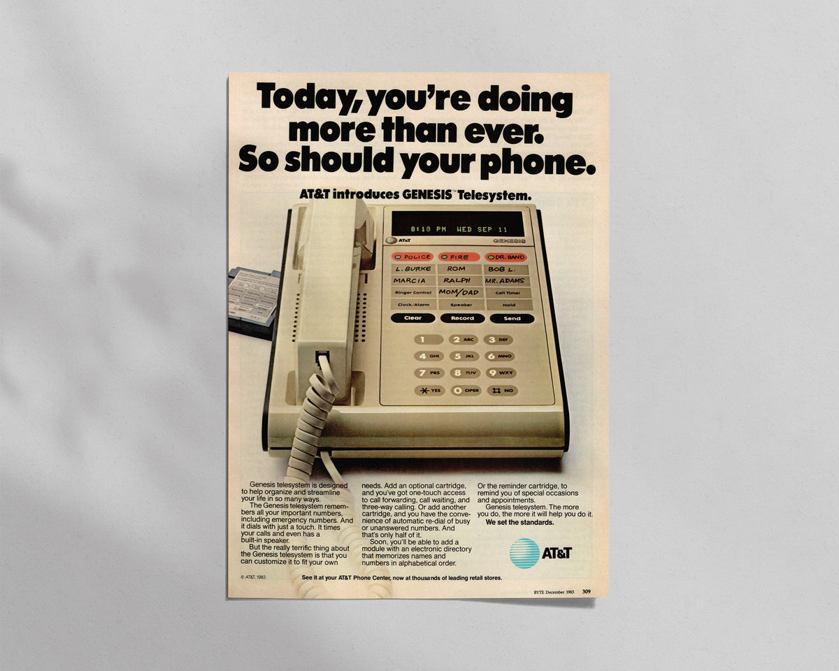AT&T—GENESIS™ Telesystem Phone