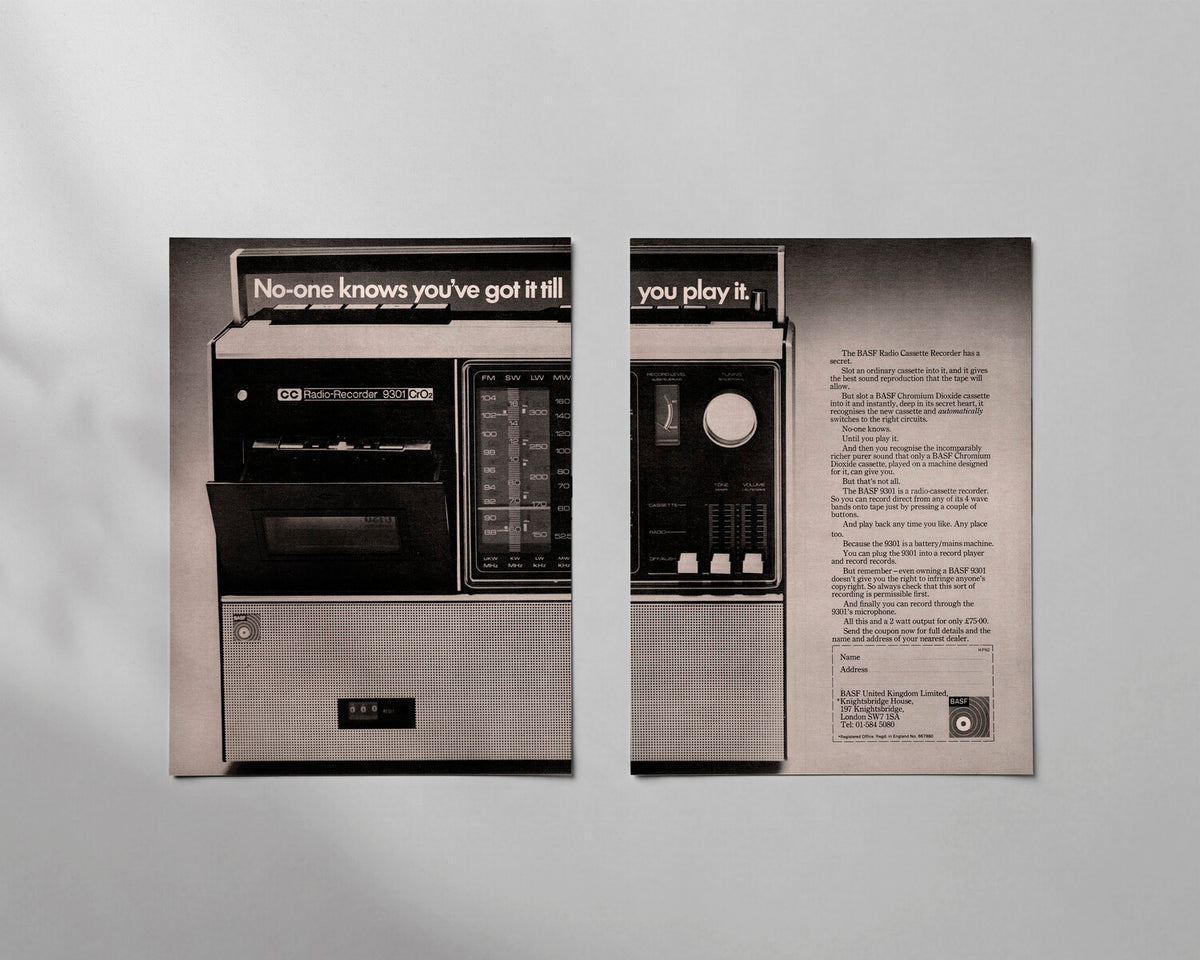 BASF—Radio Cassette Recorder 9301
