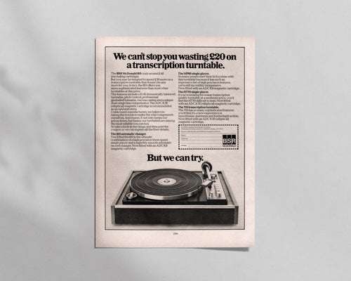 BSR McDonald—810 Turntable