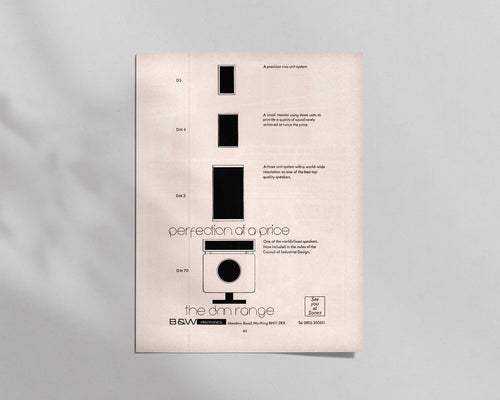 B&W—DM Speaker Range
