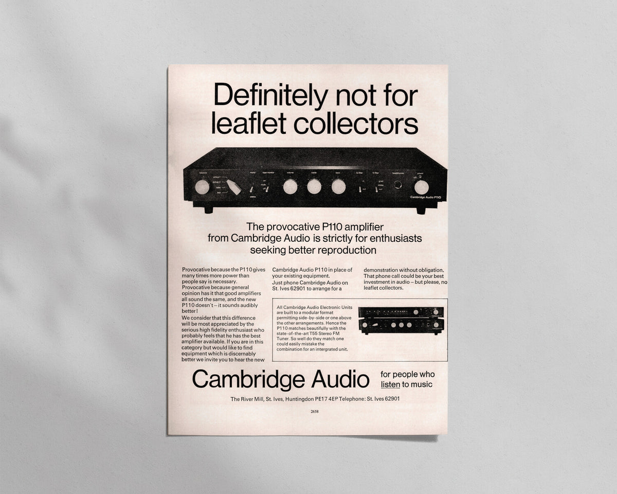 Cambridge Audio—P110 Amplifier