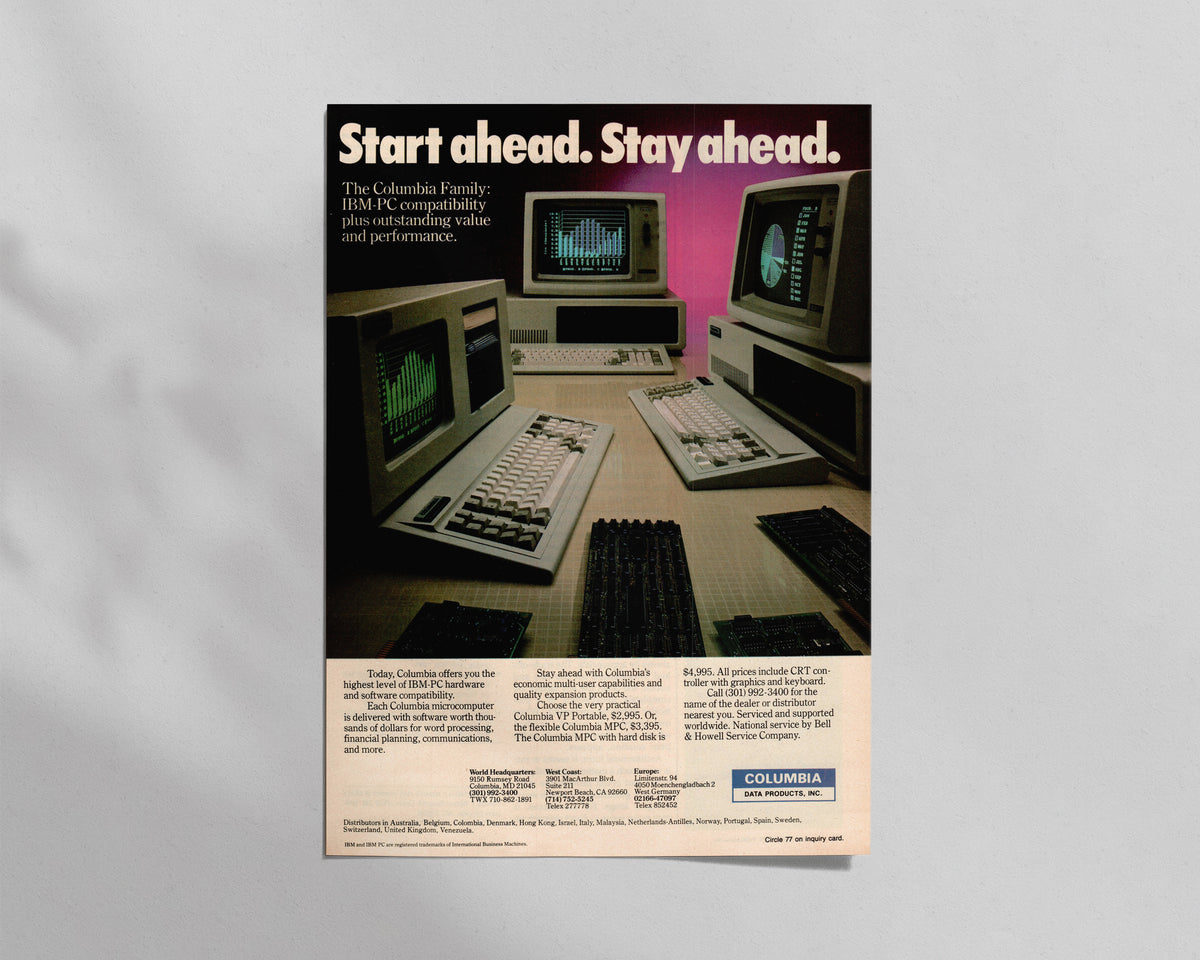 Columbia—VP Portable & MPC IBM Personal Computer