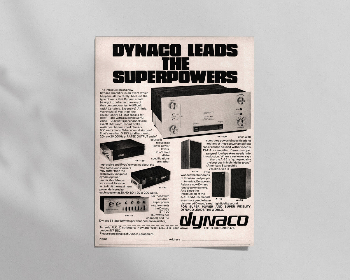 Dynaco—ST-400 Amplifier