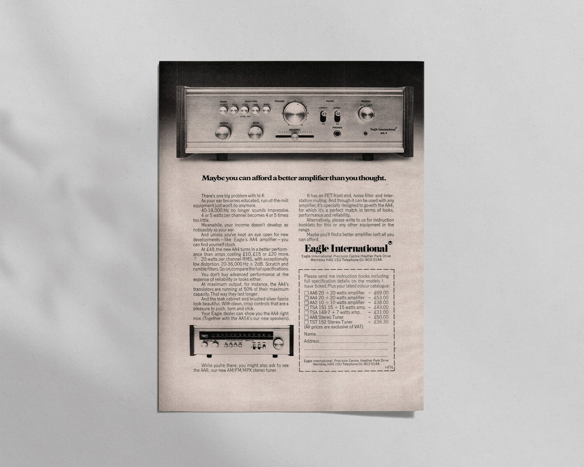 Eagle International—AA42 Speakers