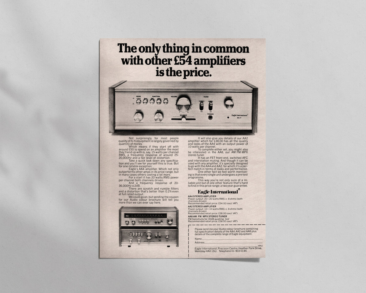 Eagle International—AA4 Amplifier