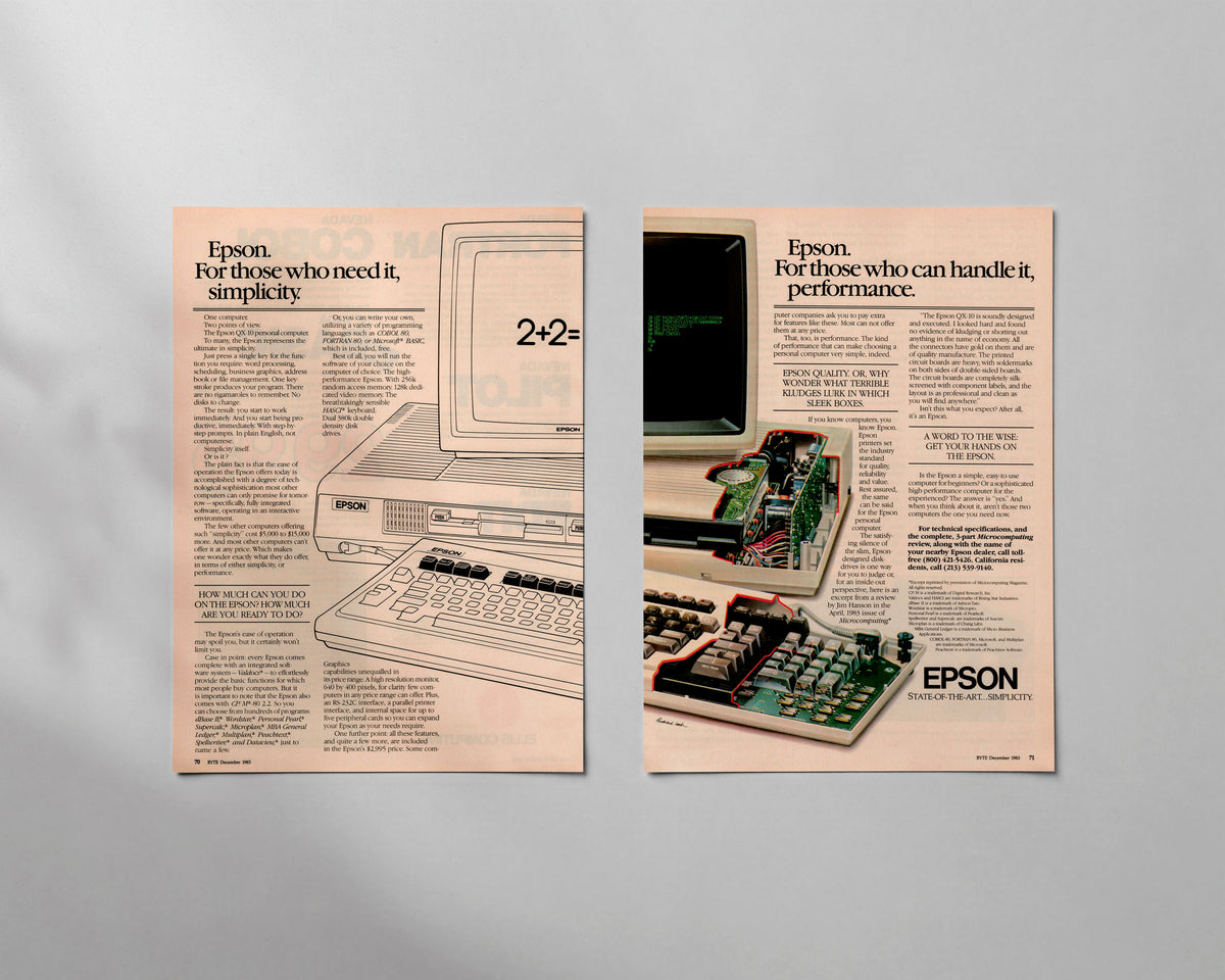 Epson—QX-10 Personal Computer