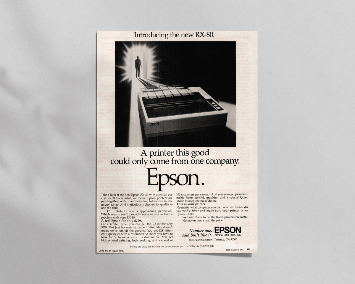 Epson—RX-80 Printer