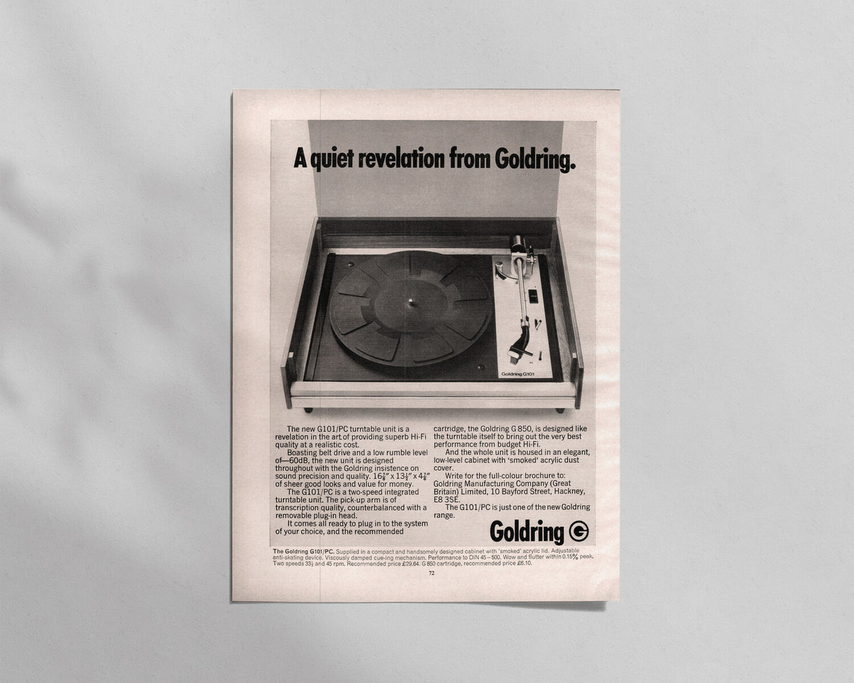 Goldring—G101 Turntable
