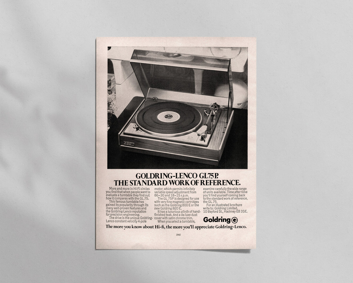 Goldring—Lenco GL75P Turntable