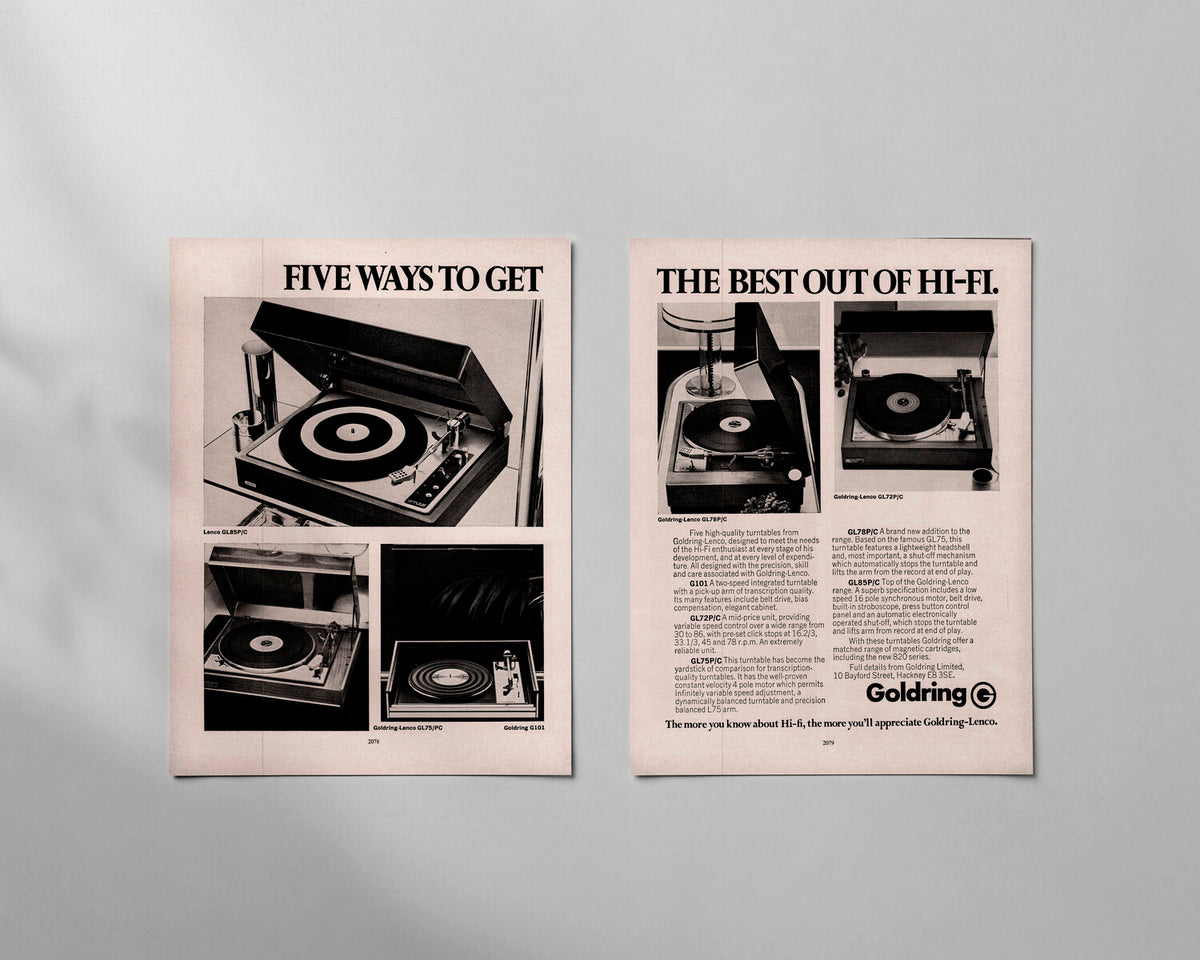 Goldring—“Five ways to get the best out of hi-fi.”