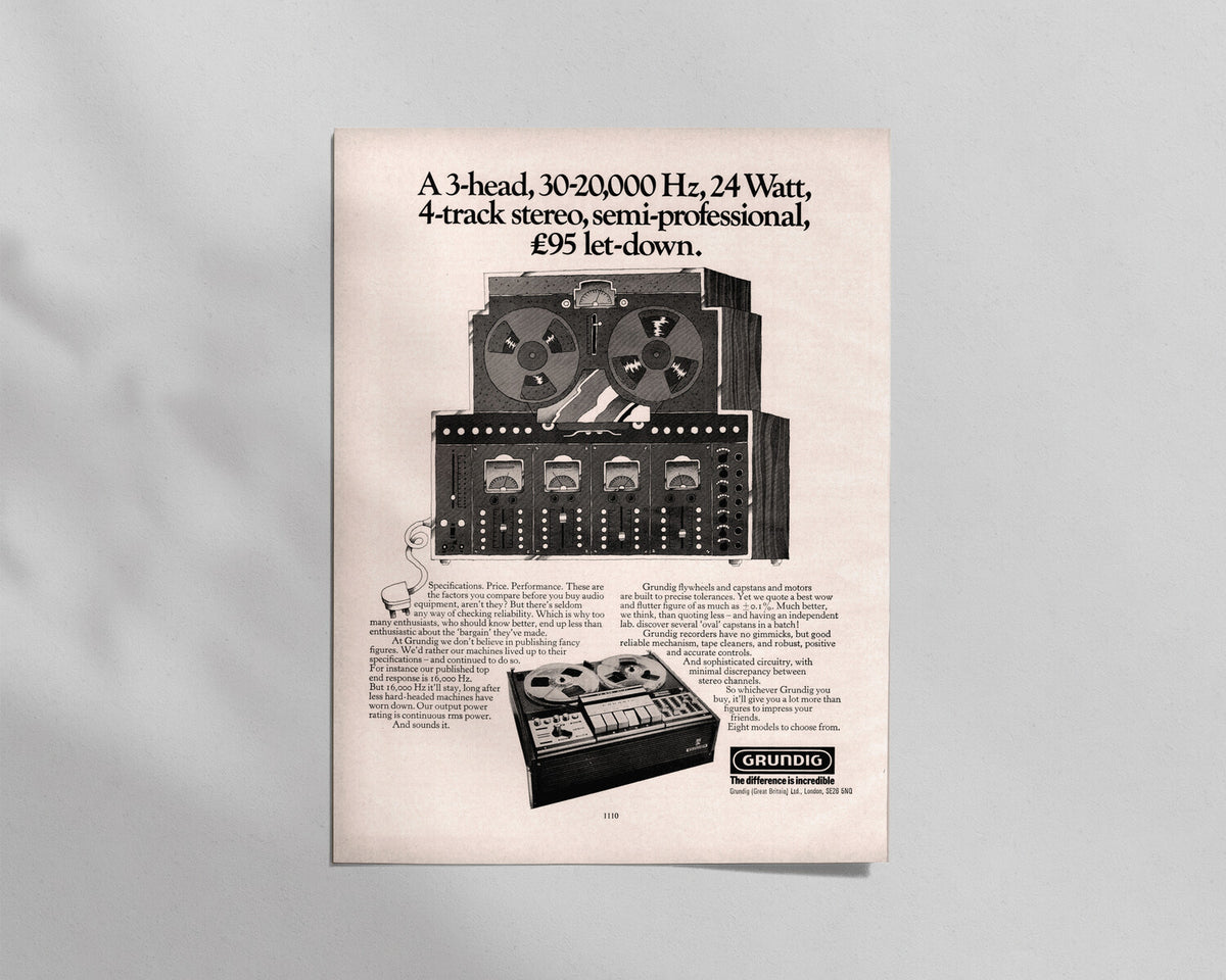 Grundig—Cassette Recorders
