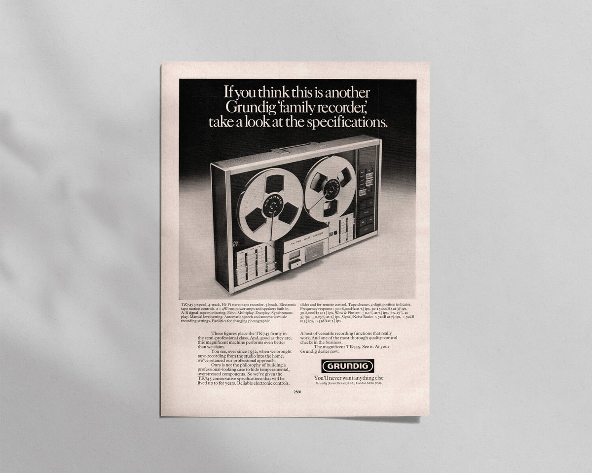 Grundig—TK745 Hi-Fi Tape Recorder