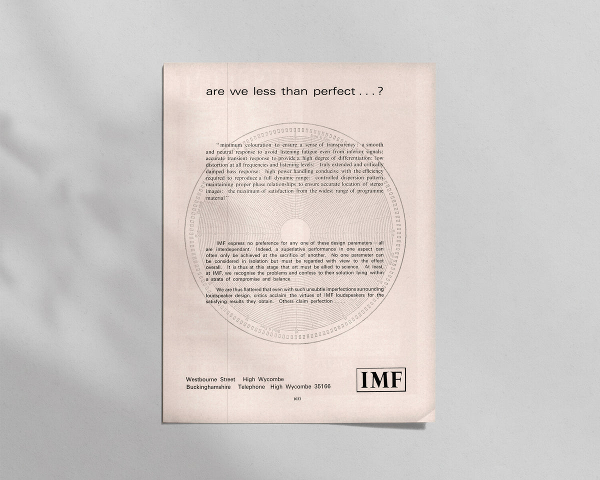 IMF—“are we less than perfect...?”