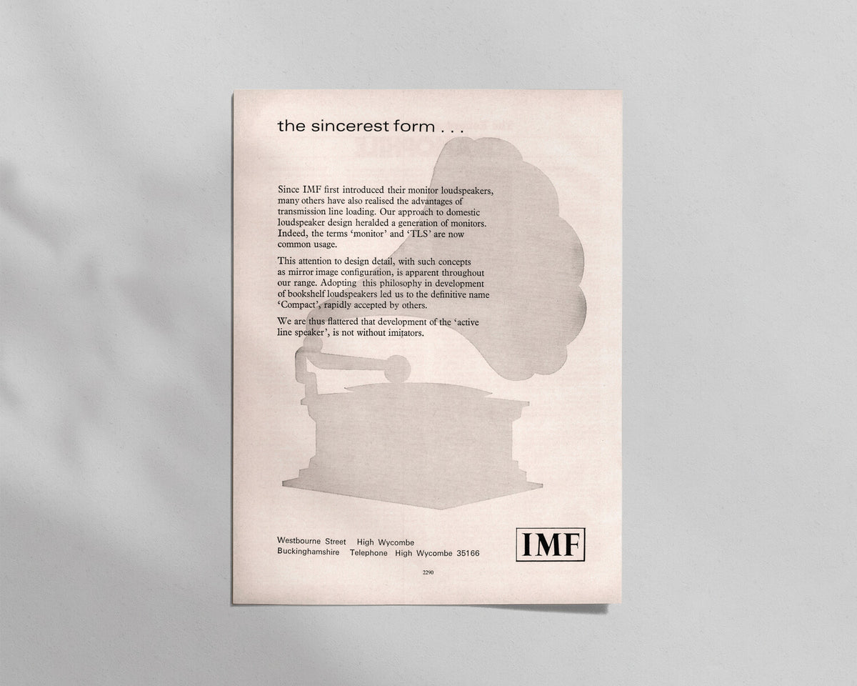 IMF—“the sincerest form...”