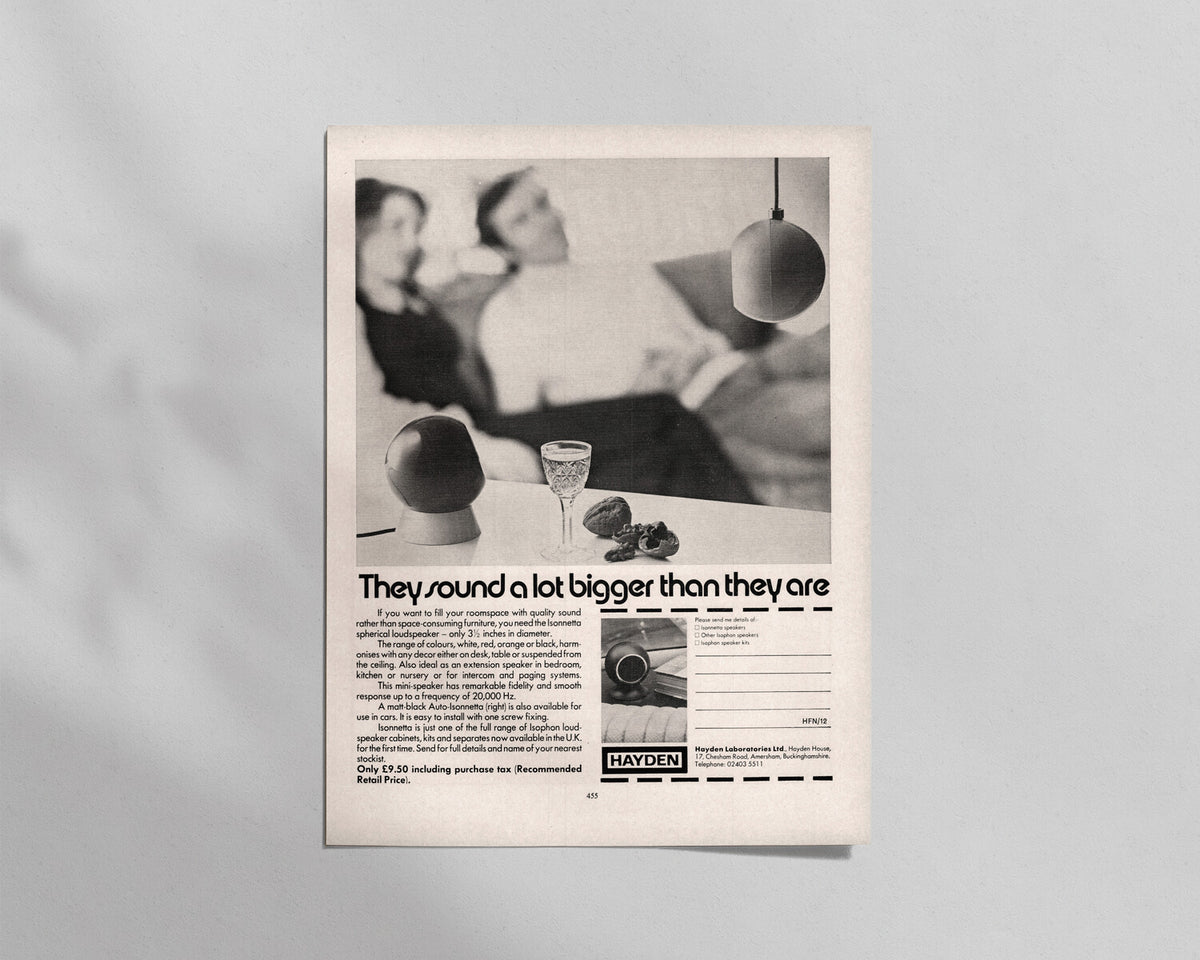 Isophon—Isonnetta Spherical Speaker