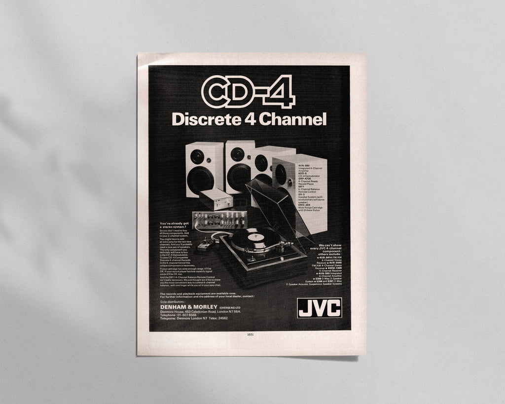 JVC—CD-4 4-Channel Sound
