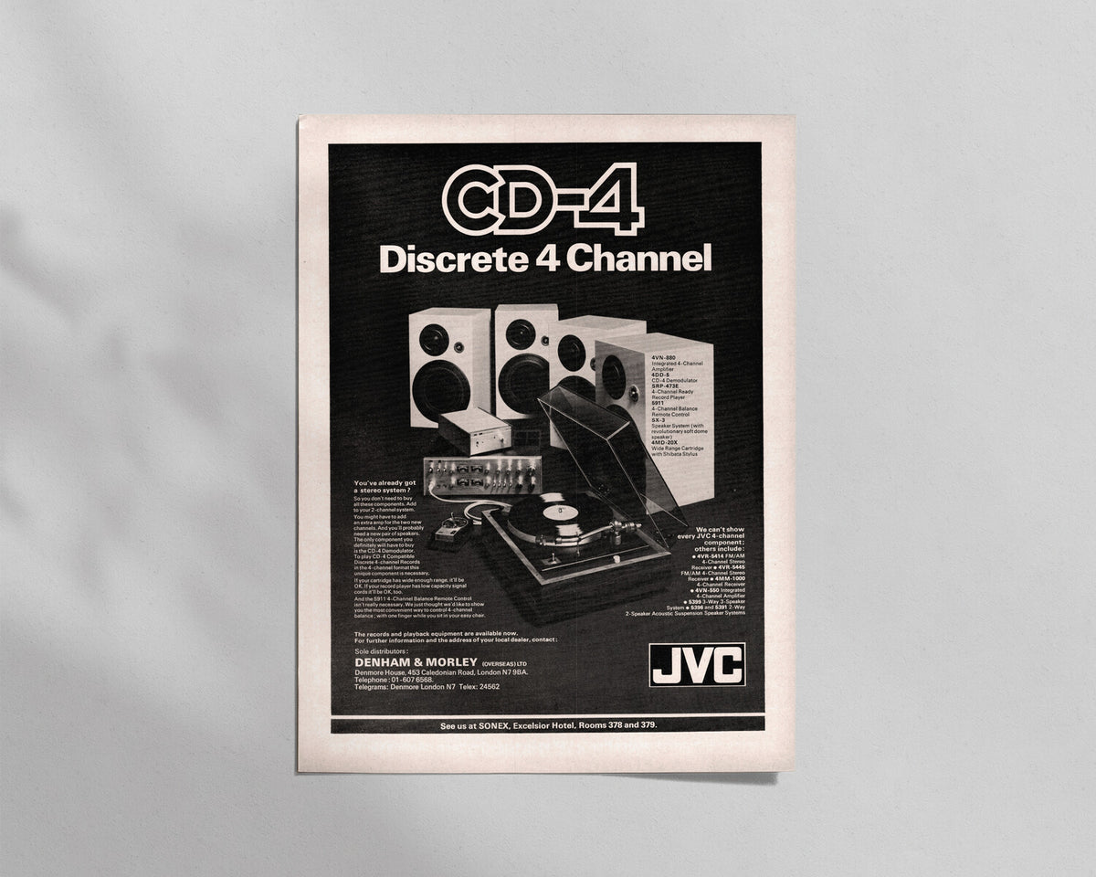JVC—CD-4 4-Channel Sound