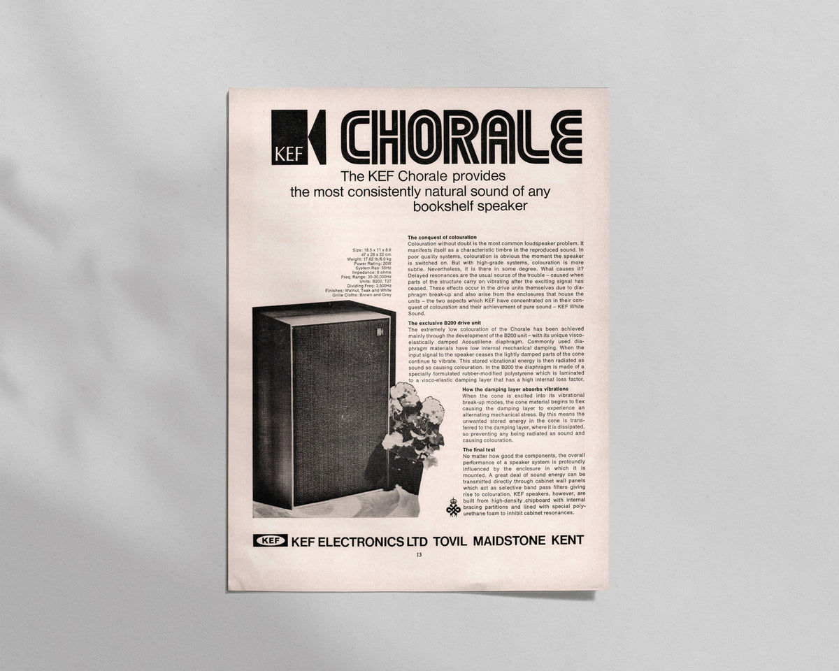 KEF—Chorale Speaker