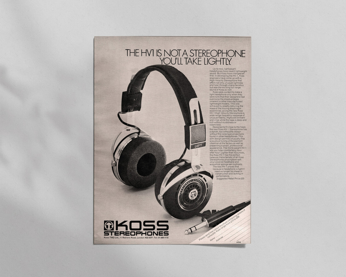 Koss—HV1 Headphones