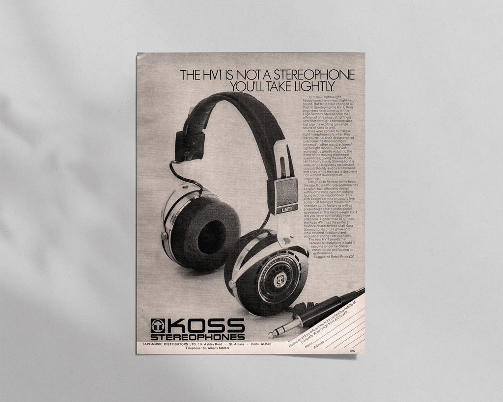 Koss—HV1 Headphones