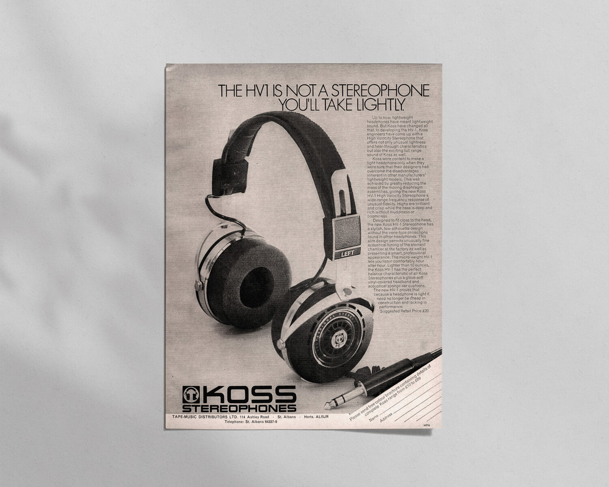 Koss—HV1 Headphones