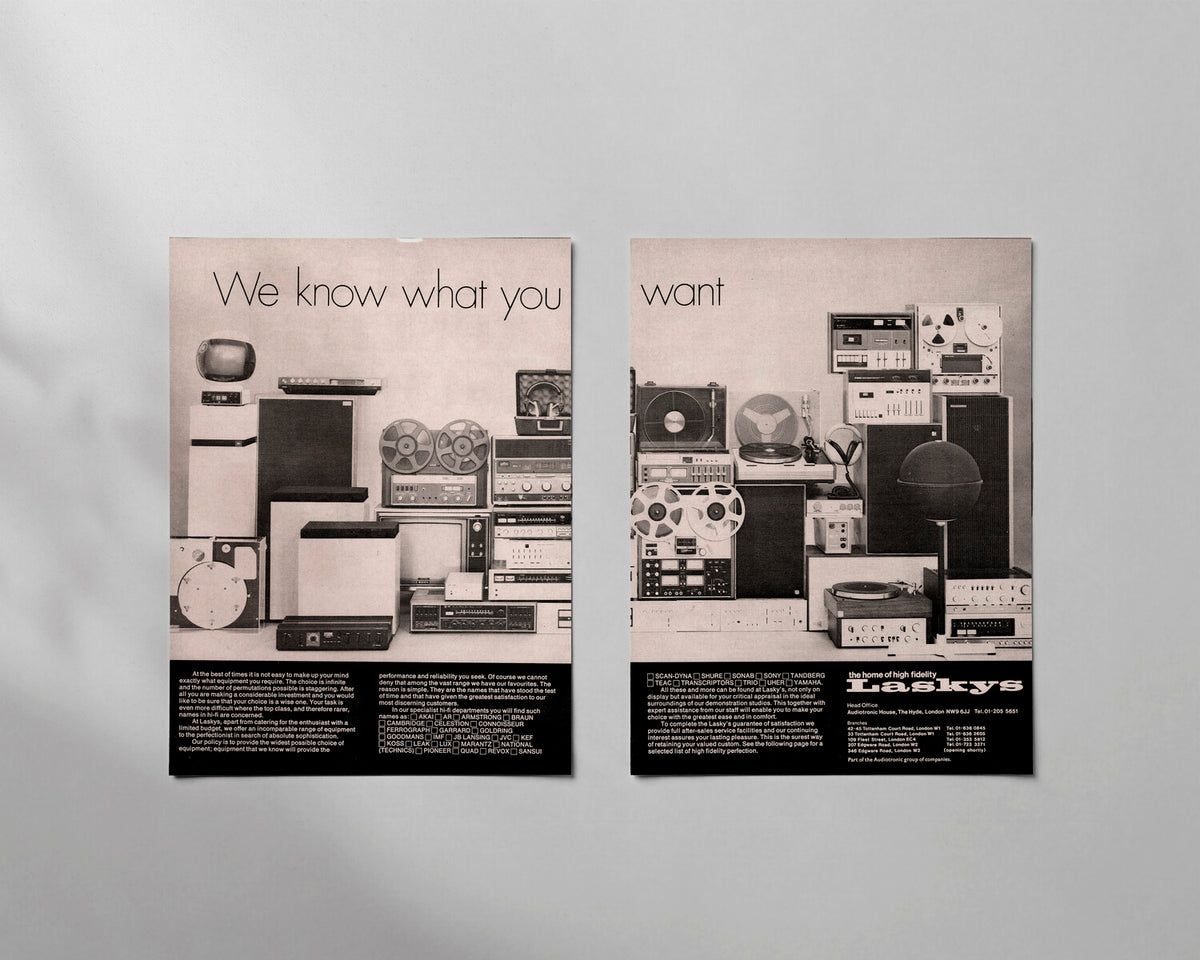 Laskys—“We know what you want”