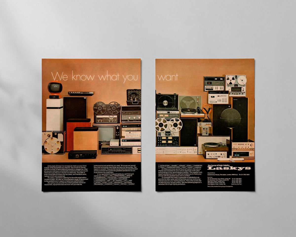 Laskys—“We know what you want”