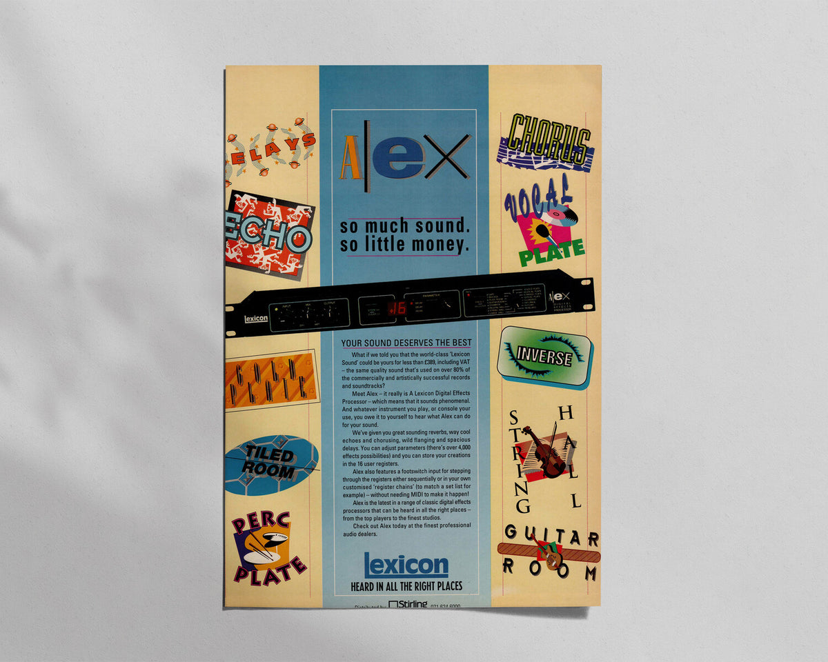 Lexicon—Alex Digital Effects Processor