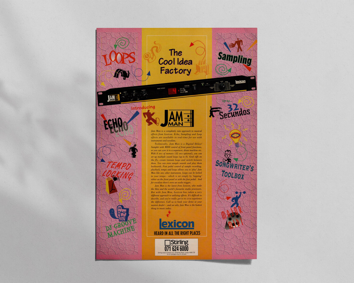 Lexicon—Jam Man MIDI Digital Delay Sampler