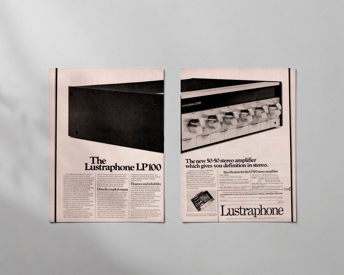 Lustraphone—LP100 Amplifier