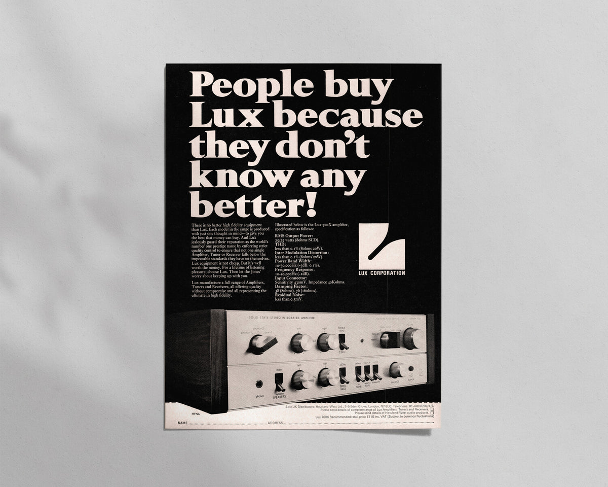 Luxman—700X Amplifier