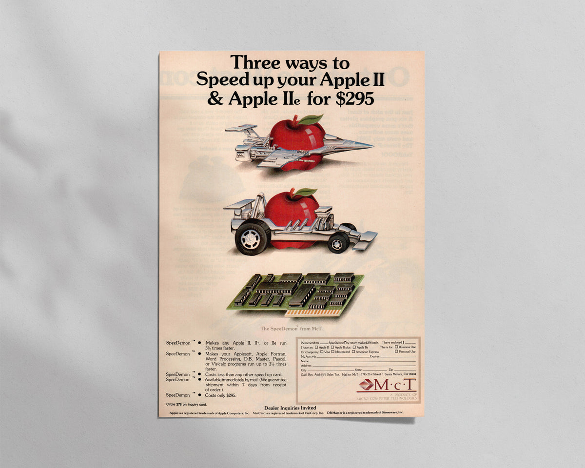 MCT—SpeeDemon™ for Apple II & Apple IIe
