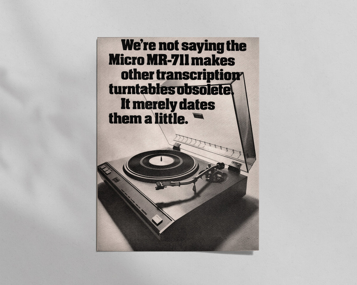 Micro—MR-711 Turntable