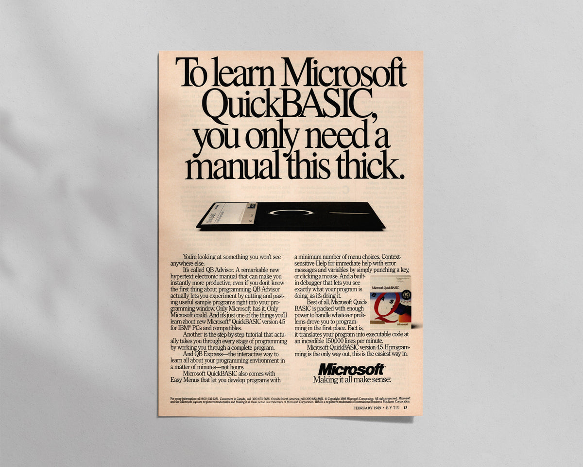 Microsoft—QuickBASIC
