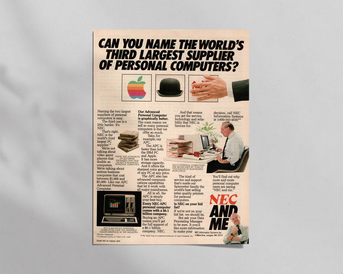 NEC—“World's third largest PC supplier”