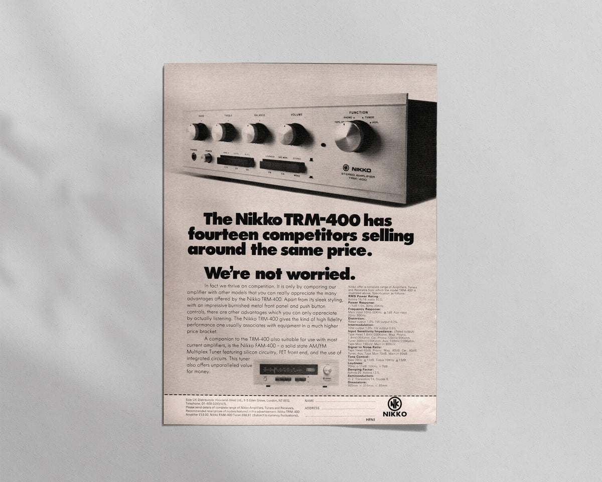 Nikko—TRM400 Amplifier