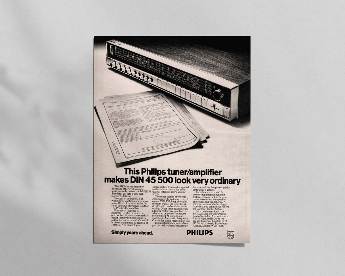 Philips—RH702 Tuner/Amplifier