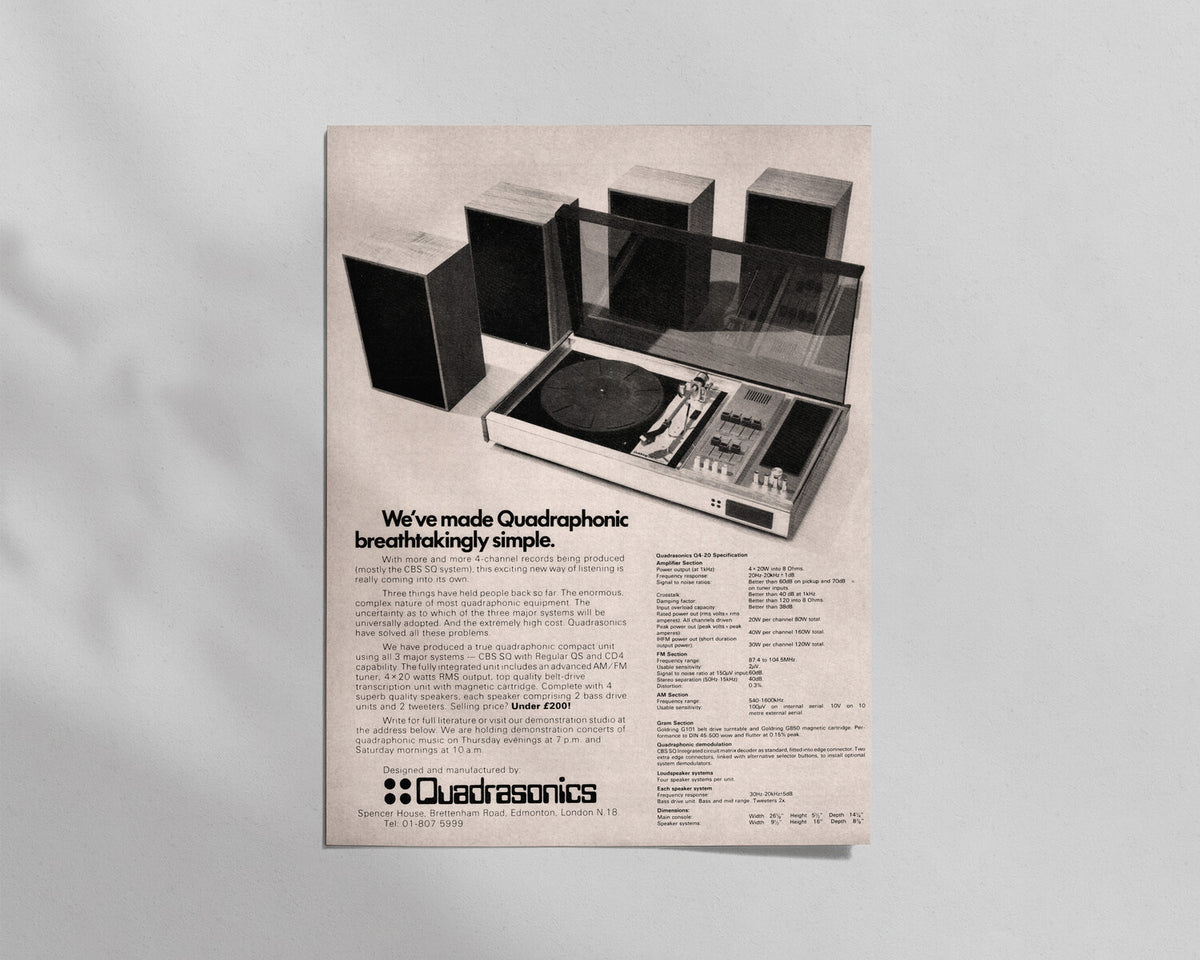 Quadrasonics—Q4-20 System